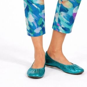 The Storehouse Flats in a size 10 with a turquoise/teal